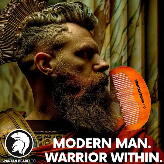 𝗦𝗣𝗔𝗥𝗧𝗔𝗡 𝗕𝗘𝗔𝗥𝗗™ Comb (70% OFF - Pesanan Pertama)